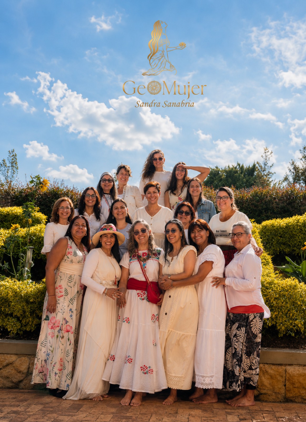 Grupo de mujeres en retiro GeoMujer